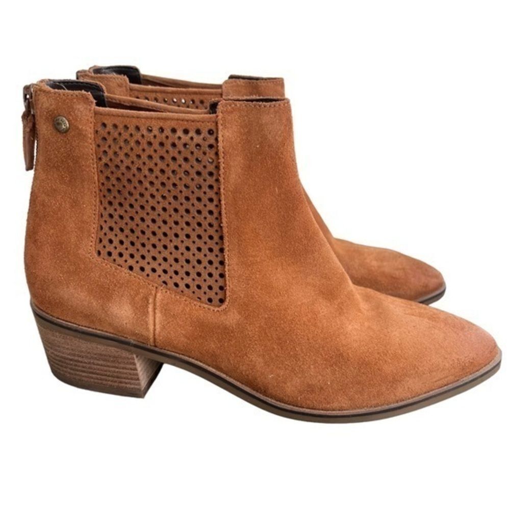 Cole Haan Val Suede Booties Heel 2” size 7.5 NWB.